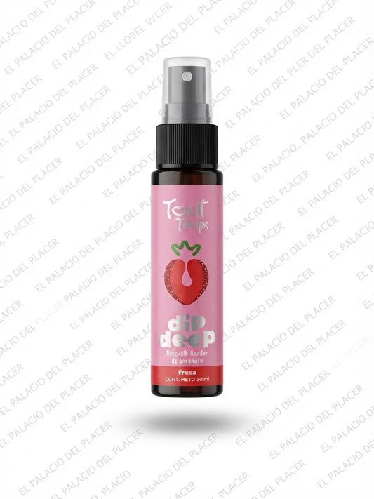 desensibilizador de garganta sabor fresa 30ml en spray
