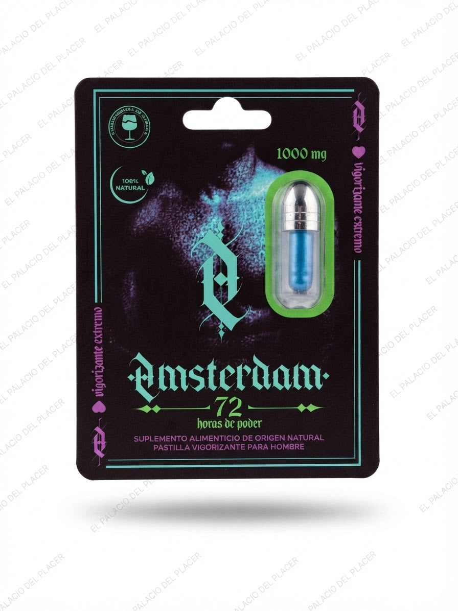 PASTILLA VIGORIZANTE AMSTERDAM HOMBRE Y MUJER